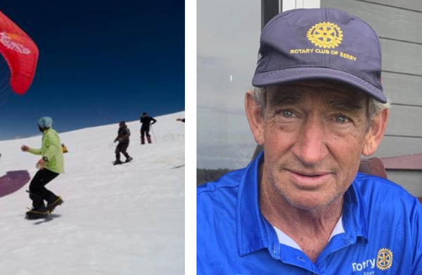 Million-dollar man paraglides to beat polio post image