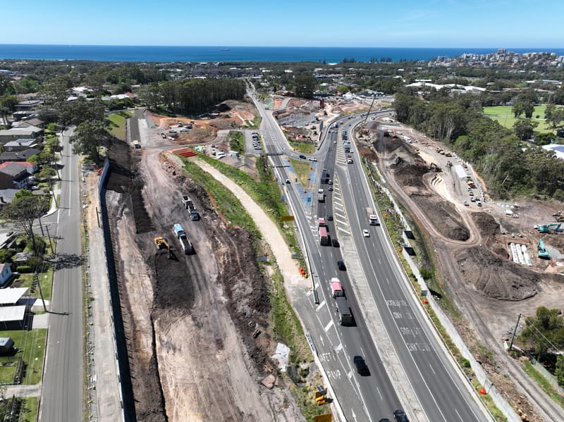 Mt Ousley interchange – TfNSW issues 'year in review' post image