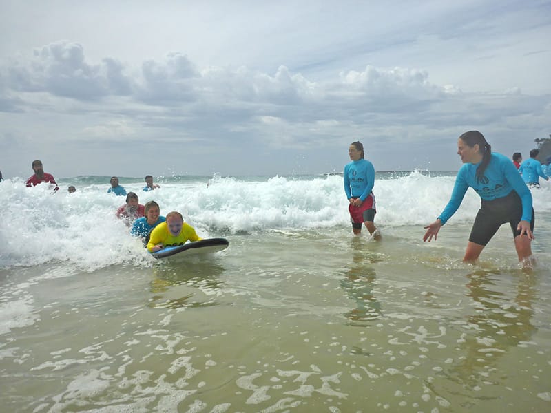 Disabled surfers ride the swell anew post image